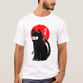 Ninja cat tシャツ (正面)