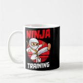 Ninja In Training Costume Party Warrior Boys Girls コーヒーマグカップ (左)
