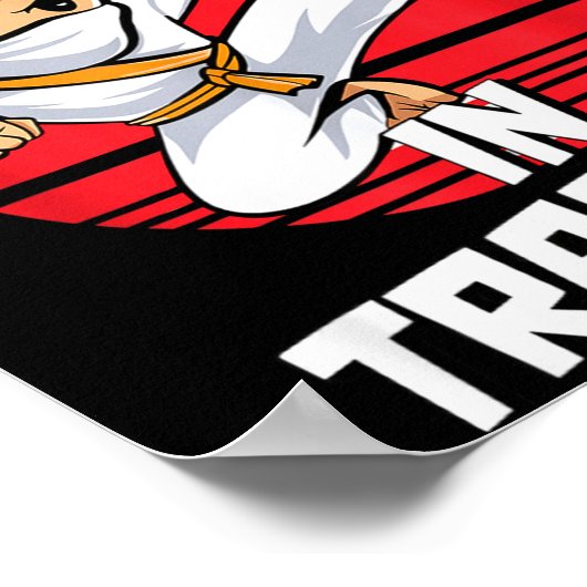 Ninja In Training Costume Party Warrior Boys Girls ポスター (角)