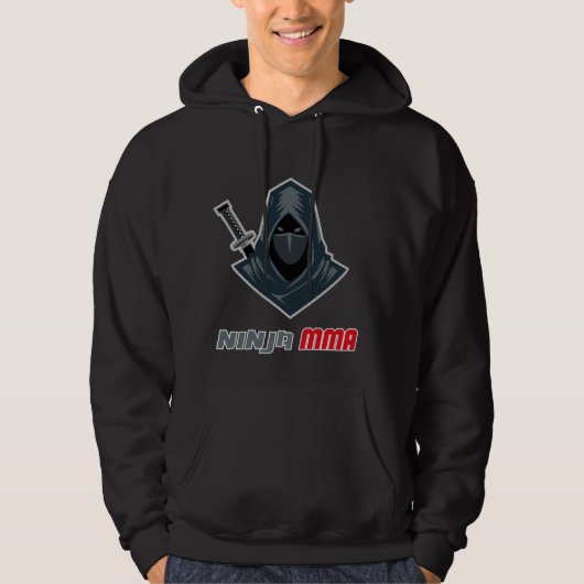 Ninja MMA Fighter Combat Sports Design パーカ (正面)