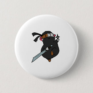 ninja pig-01 缶バッジ