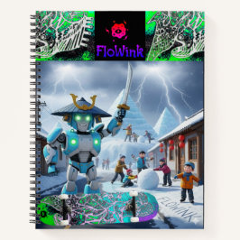 Ninja Robot Spiral Notebook ノートブック