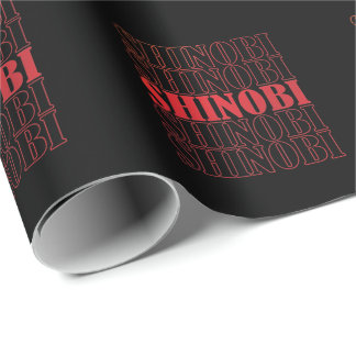 Ninja Shinobi leiser Spion ラッピングペーパー