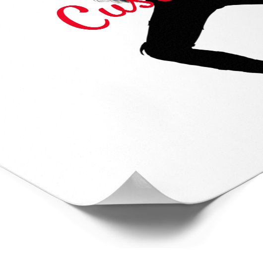 Ninja Swordswoman Silhouette Thunder_Cove ポスター (角)