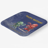 Ninja Warrior Birthday Party ペーパープレート (傾斜あり)