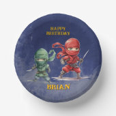 Ninja Warrior Birthday Party ペーパーボウル (正面)