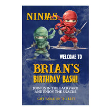 Ninja Warrior Birthday Party