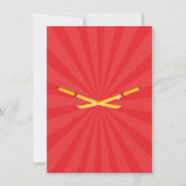 Ninja Warrior Birthday Party 招待状 (裏面)