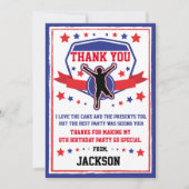 Ninja Warrior Birthday Thank you Card サンキューカード (正面)