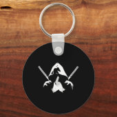 Ninja Warrior Bushido Samurai Sword Fighter Martia キーホルダー (正面)