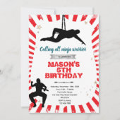Ninja warrior party Invitation 招待状 (正面)