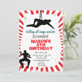 Ninja warrior party Invitation 招待状 (スタンド正面)