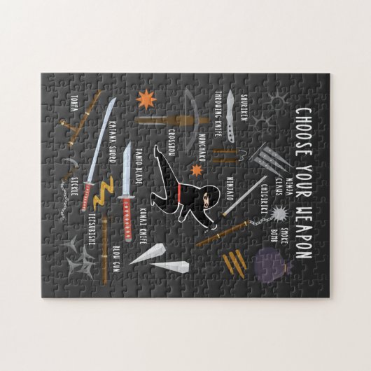 Ninja Weapons ジグソーパズル (横)