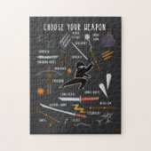 Ninja Weapons ジグソーパズル (縦)