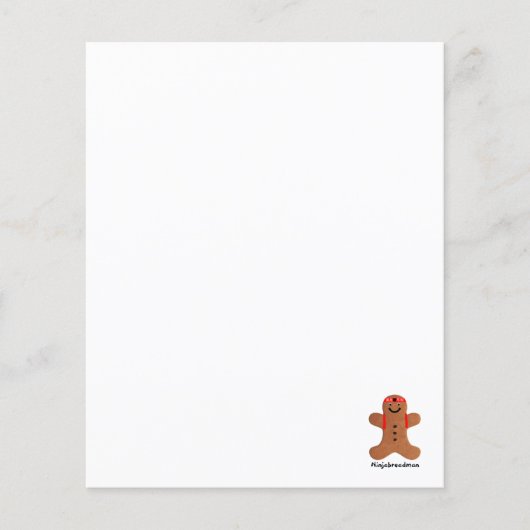 Ninjabreadman biscuit （クッキー） (正面)