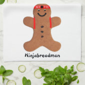 Ninjabreadman biscuit （クッキー） キッチンタオル (折り畳み)