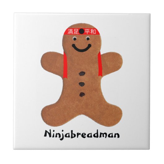 Ninjabreadman biscuit （クッキー） タイル (正面)