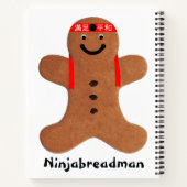 Ninjabreadman biscuit （クッキー） ノートブック (裏面)