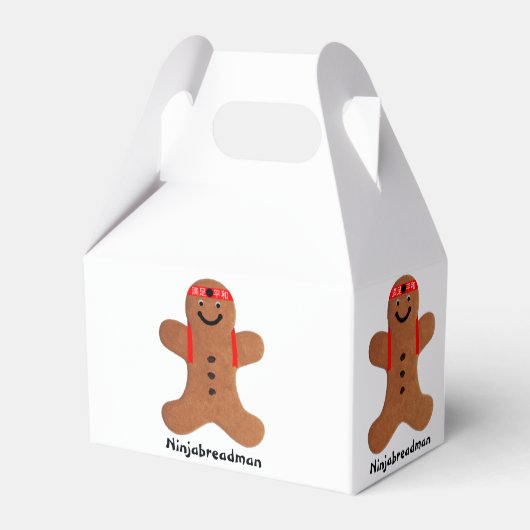 Ninjabreadman biscuit （クッキー） フェイバーボックス (正面サイド)