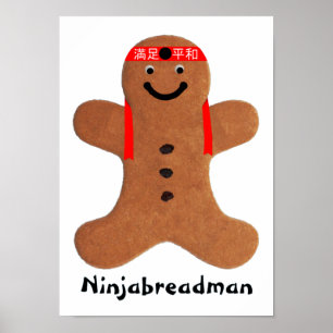 Ninjabreadman biscuit (クッキー) ポスター