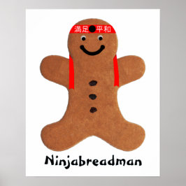 Ninjabreadman biscuit (クッキー) ポスター