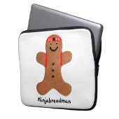 Ninjabreadman biscuit (クッキー) ラップトップスリーブ (正面左)