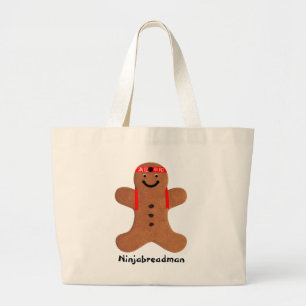 Ninjabreadman biscuit （クッキー） ラージトートバッグ
