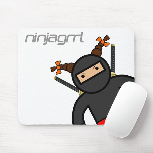 ninjagrrl マウスパッド (マウス)