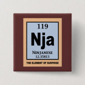 Ninjanese 缶バッジ (正面)