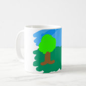 Ninjapaint.comのマグのテンプレート コーヒーマグカップ (正面左)