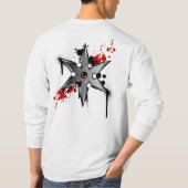 NinjaStarのエリート(長い) Tシャツ (裏面)