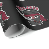 Ninjavaおもしろい忍者JavaコーヒープンダークBG ラッピングペーパー (ロールコーナー)