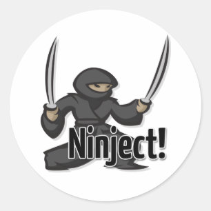 Ninject Akimboステッカー ラウンドシール