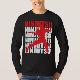 Ninjutsuの長袖のTシャツ Tシャツ
