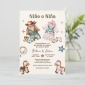 Ninoスペインの o Ninaカウボーイジェンダーの公開 招待状 (スタンド正面)