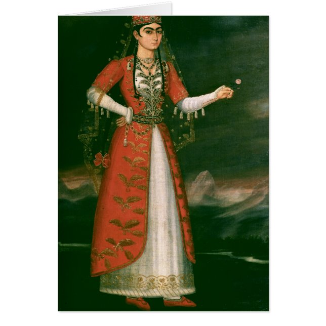 Nino Eristavi、イラン人1829年のポートレート (正面)