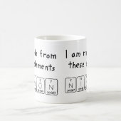 Ninon定期的なテーブル名mug コーヒーマグカップ (中央)