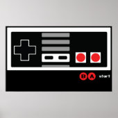 Nintendo Konami - Live by the Code NES ポスター (正面)