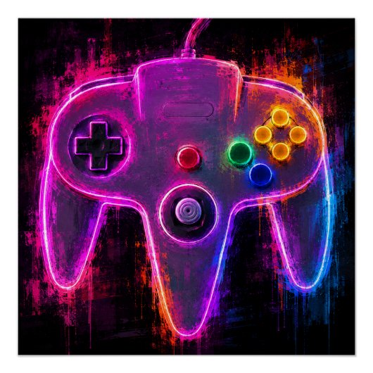 Nintendo N64 コントローラー ポスター (正面)