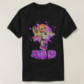 Nintendo Splatoon Squid Kid Pink Splat Graphic T S Tシャツ (デザイン正面)