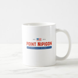Nipigonの旗のマグ コーヒーマグカップ