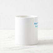 Nipigonは青か緑マグに羽をつけます コーヒーマグカップ (中央)