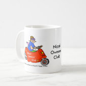 Nippiの所有者のクラブマグ コーヒーマグカップ (正面左)