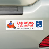 Nippiの所有者のクラブTrikeのステッカー バンパーステッカー (車上)