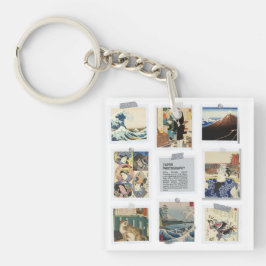  NIPPON Japanese Ukiyo-e  キーホルダー