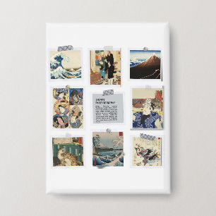 NIPPON Japanese Ukiyo-e 缶バッジ
