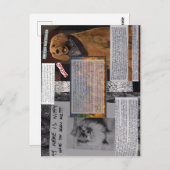 Nippy & Rustyポストカード： "Art Strike!"; Bouludez ポストカード (正面/裏面)