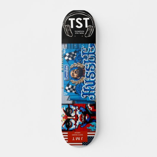 NIPSEY THE 素晴らし Skateboard, 7 3/4"デッキ スケートボード (正面)
