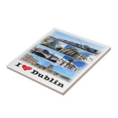 NIR011 DUBLIN "I LOVE"，北アイルランド， タイル (側面)
