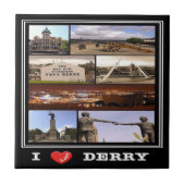 NIR015 DERRY "I LOVE",北アイルランド, タイル (正面)
